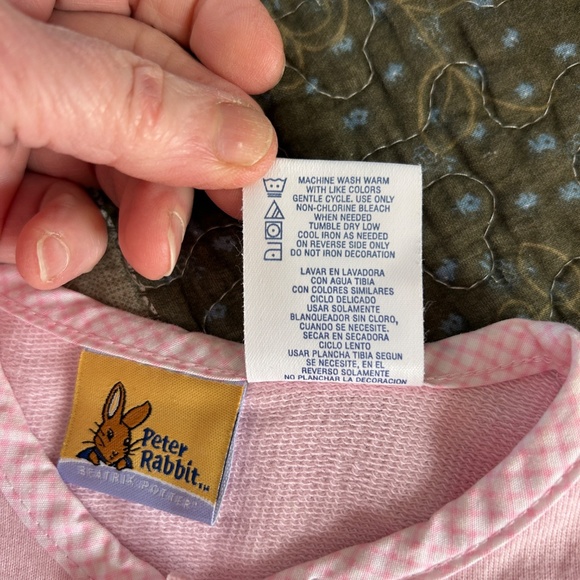 Peter Rabbit Beatrix Potter Infant 2 Piece Floral Dress w/ Cardigan Size 6/9 Mon - Picture 13 of 16